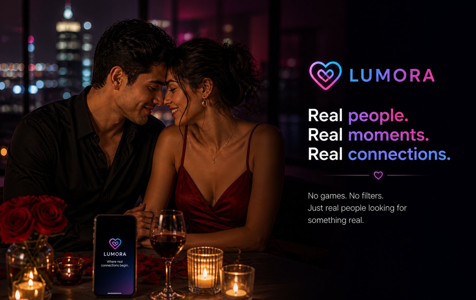 Lumora — real people, real moments, real connections